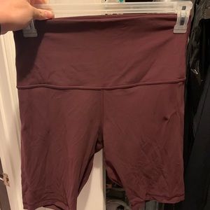 Lululemon 10” biker shorts